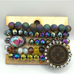 Keep it Gypsy Stack NWT in Multi Colored Stones